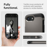 Spigen iPhone 16/17 -kuori, Tough Armor MagFit, Gunmetal
