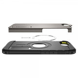 Spigen iPhone 16/17 -kuori, Tough Armor MagFit, Gunmetal