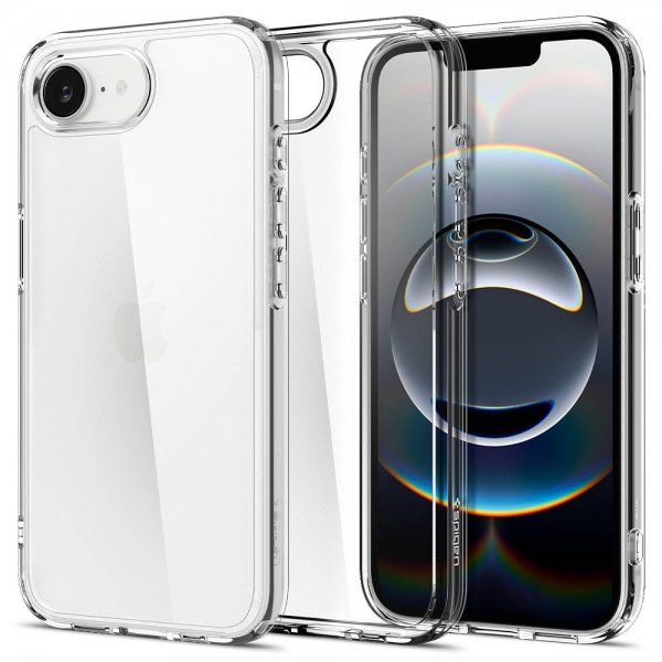 Spigen iPhone 16/17 Ultra Hybrid Crystal Clear -kuori