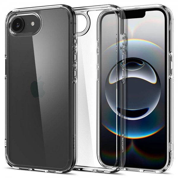 Spigen iPhone 16/17 Ultra Hybrid Crystal Clear -kuori
