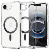 Spigen iPhone 16/17 -suojakuori Ultra Hybrid MagFit Carbon Fiber
