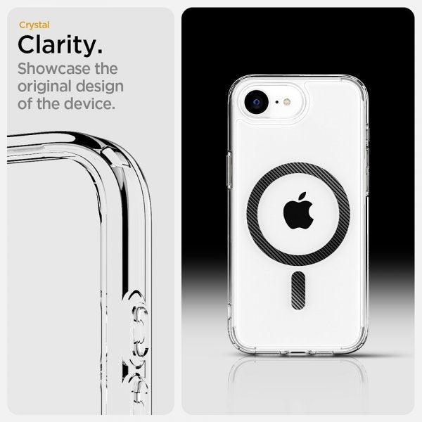 Spigen iPhone 16/17 -suojakuori Ultra Hybrid MagFit Carbon Fiber