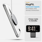 Spigen iPhone 16/17 -suojakuori Ultra Hybrid MagFit Carbon Fiber