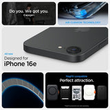 Spigen iPhone 16/17 Ultra Hybrid MagFit Clear White -kuori
