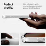 Spigen iPhone 16/17 Ultra Hybrid MagFit Clear White -kuori