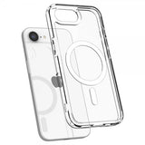 Spigen iPhone 16/17 Ultra Hybrid MagFit Clear White -kuori