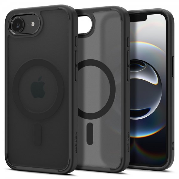 Spigen iPhone 16/17 Kuori Ultra Hybrid MagFit Frost Black