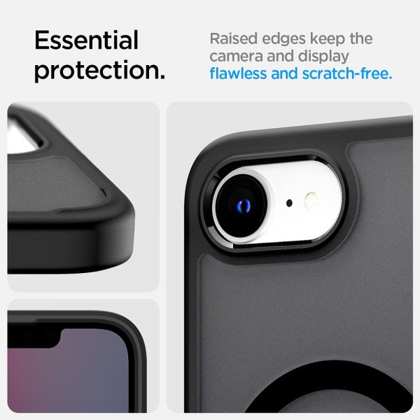 Spigen iPhone 16/17 Kuori Ultra Hybrid MagFit Frost Black