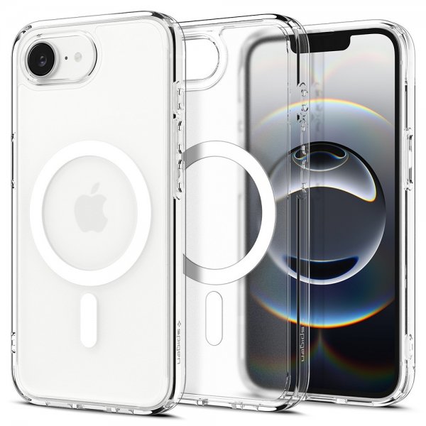 Spigen iPhone 16/17 Kuori Ultra Hybrid MagFit Frost White