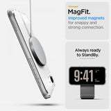 Spigen iPhone 16/17 Kuori Ultra Hybrid MagFit Frost White