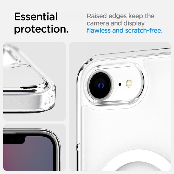 Spigen iPhone 16/17 Kuori Ultra Hybrid MagFit Frost White