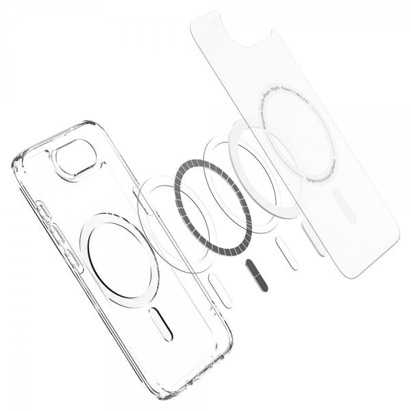 Spigen iPhone 16/17 Kuori Ultra Hybrid MagFit Frost White
