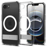 Spigen iPhone 16./17. sukupolven Ultra Hybrid S MagFit Clear White -suojakuori