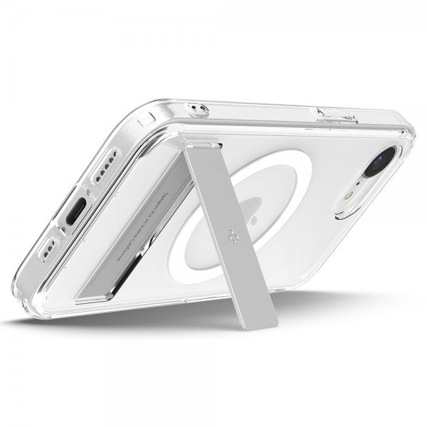 Spigen iPhone 16./17. sukupolven Ultra Hybrid S MagFit Clear White -suojakuori