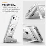 Spigen iPhone 16./17. sukupolven Ultra Hybrid S MagFit Clear White -suojakuori