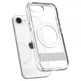 Spigen iPhone 16./17. sukupolven Ultra Hybrid S MagFit Clear White -suojakuori