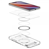 Spigen iPhone 16./17. sukupolven Ultra Hybrid S MagFit Clear White -suojakuori