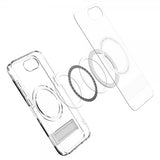 Spigen iPhone 16./17. sukupolven Ultra Hybrid S MagFit Clear White -suojakuori