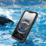 Redpepper iPhone 16e/17e Vedenkestävä IP68 Kuori Musta