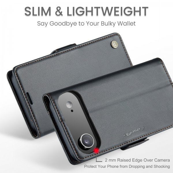 CaseMe iPhone Air -kotelo 023 Series Musta