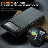 CaseMe iPhone Air -kotelo 023 Series Musta