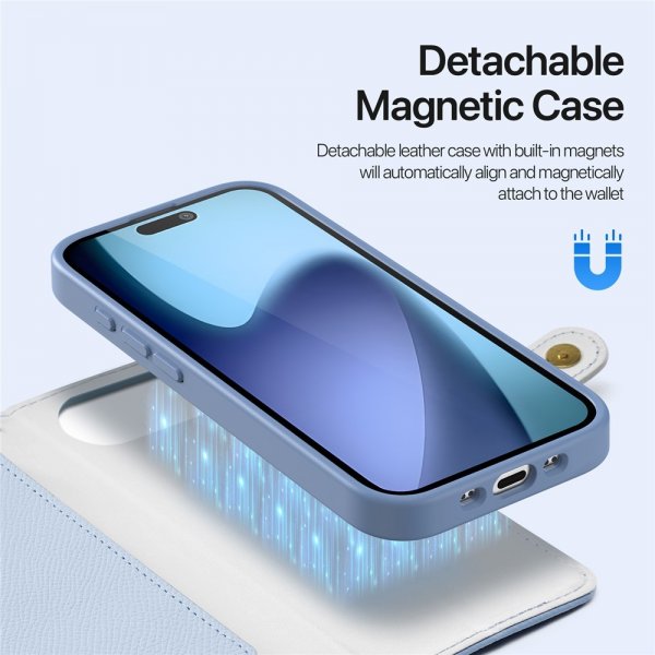 Dux Ducis iPhone Air Case 2-in-1 Lawa Series MagSafe Sininen