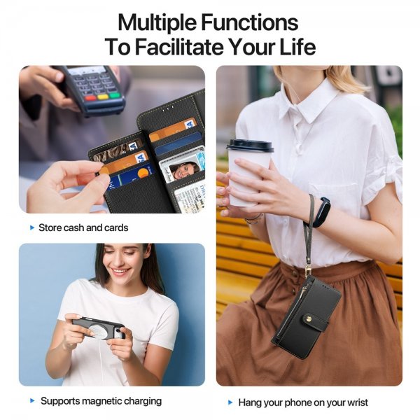 Dux Ducis iPhone Air Case 2-in-1 Lawa Series MagSafe Musta