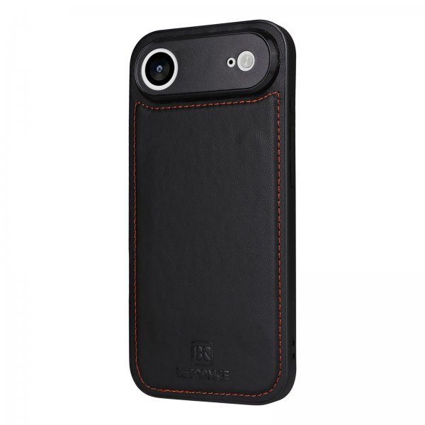 Betopnice iPhone Air -kotelo irrotettavalla kuorella 005, musta