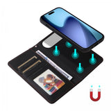 Betopnice iPhone Air -kotelo irrotettavalla kuorella 005, musta