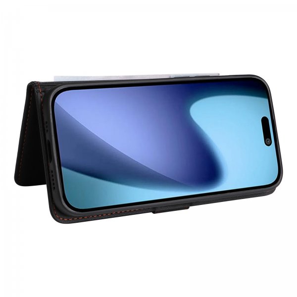 Betopnice iPhone Air -kotelo irrotettavalla kuorella 005, musta