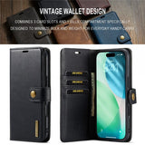 Dg.Ming iPhone Air -suojakotelo irrotettavalla kuorella, musta