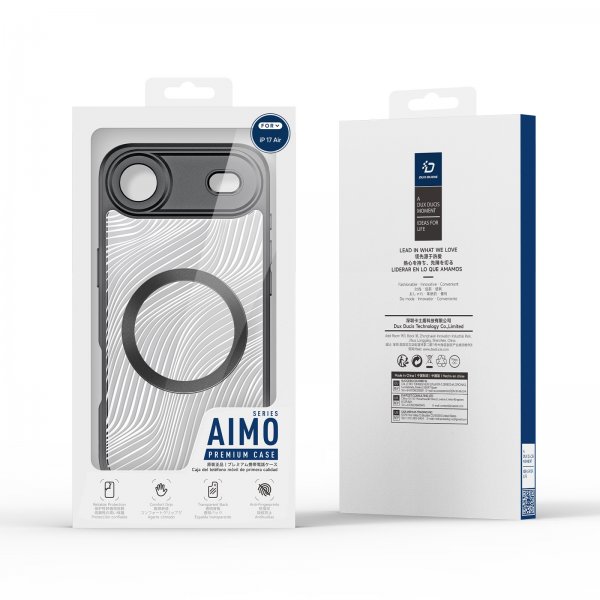 Dux Ducis iPhone Air -kuori Aimo Series MagSafe, musta