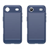 iPhone Air Kuoret Harjattu Hiilikuitukuvio Sininen
