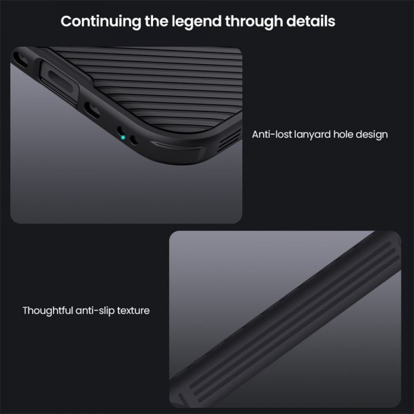 Nillkin iPhone Air -kuori CamShield Pro MagSafe musta