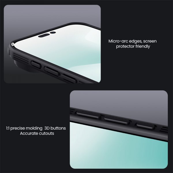 Nillkin iPhone Air -kuori CamShield Pro MagSafe musta
