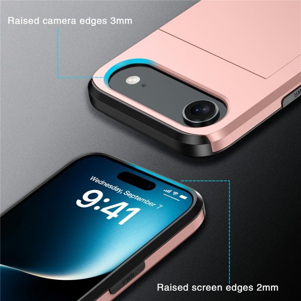 iPhone Air Kuoret Card Slide Sininen