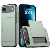 iPhone Air -kotelo, korttipidike, vihreä