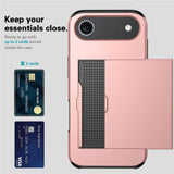 iPhone Air -kotelo, korttipidike, vihreä