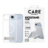CARE by PanzerGlass iPhone Air -kotelo, Kickstand MagSafe, läpinäkyvä