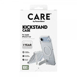 CARE by PanzerGlass iPhone Air -kotelo, Kickstand MagSafe, läpinäkyvä