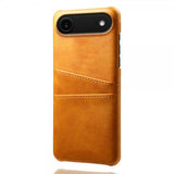 iPhone Air Kuoret, joissa kaksi korttipaikkaa, vaaleanruskea