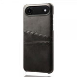 iPhone Air -kuori, jossa kaksi korttipaikkaa, musta