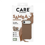CARE by PanzerGlass iPhone Air -kuori Samba MagSafe Espresso