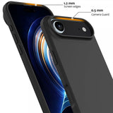 Nordic Covers iPhone Air -silikonikuori, Feather Series, MagSafe, Raven Black