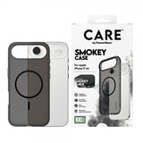 CARE by PanzerGlass iPhone Air -suojakuori, Smokey MagSafe, musta