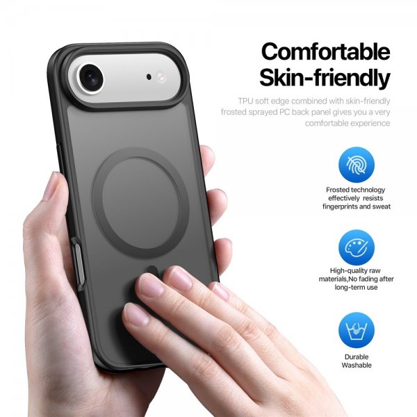 Dux Ducis iPhone Air Kuori Yind Series MagSafe Musta