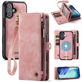 CaseMe iPhone 17 -kotelo 008-sarjan irrotettava kuori, vaaleanpunainen