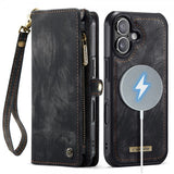 CaseMe iPhone 17 -kotelo 008 Series Irrotettava kuori Musta