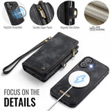 CaseMe iPhone 17 -kotelo 008 Series Irrotettava kuori Musta