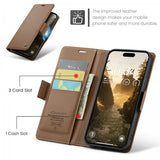 CaseMe iPhone 17 Kotelo 023 Sarja Ruskea